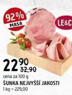 Terno Šunka nejvyšší jakosti 100g nabídka