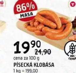 Terno Písecká klobása 100g nabídka