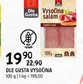 Terno Dle Gusta Vysočina 100g nabídka