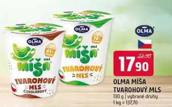 Terno Olma míša Tvarohový mls 130g, vybrané druhy nabídka