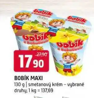 Terno Bobík Maxi smetanový krém 130g, vybrané druhy nabídka