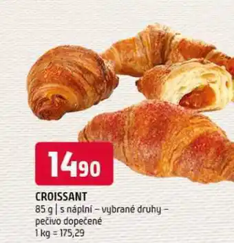 Terno Croissant 85 g s náplní vybrané druhy pečivo dopečené nabídka