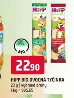 Terno HiPP Bio ovocná tyčinka 23g vybrané druhy nabídka