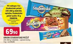 Terno Orion Studentská pečeť čokoláda 235-260g, vybrané druhy nabídka