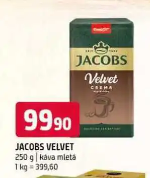 Terno Jacobs Velvet káva mletá 250g nabídka