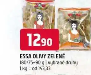 Terno Essa olivy zelené 180/75-90 g vybrané druhy nabídka