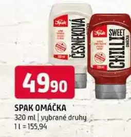 Terno Spak omáčka 320 ml vybrané druhy nabídka