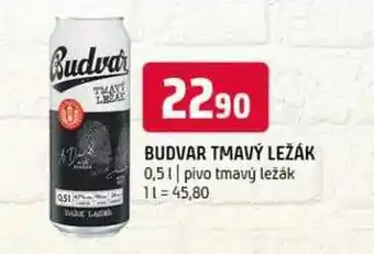 Terno Budweiser Budvar Tmavý ležák pivo 0,5l nabídka