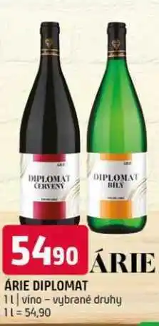 Terno ÁRIE diplomat 1l vino vybrané druhy nabídka