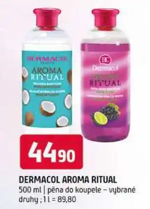 Terno Dermacol aroma ritual 500 ml pěna do koupele vybrané druhy nabídka