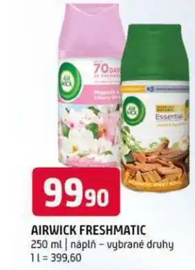 Terno AIRWICK FRESHMATIC 250 ml náplň vybrané druhy nabídka