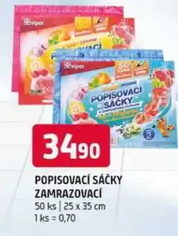 Terno Popisovací sáčky zamrazovací 50 ks 25 x 35 cm nabídka