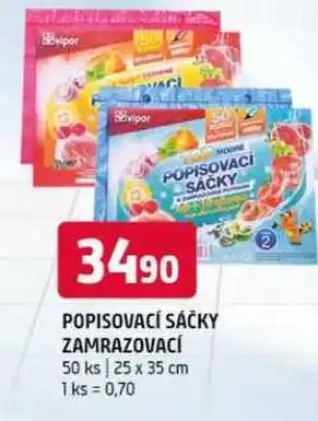 Terno Popisovací sáčky zamrazovací 50 ks 25 x 35 cm nabídka