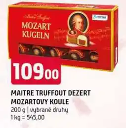 Terno Maitre truffout dezert mozartovy koule 200 g vybrané druhy nabídka