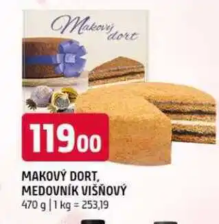 Terno Makový dort medovník višńový 470g nabídka