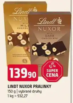 Terno Lindt nuxor pralinky 150 g vybrané druhy nabídka