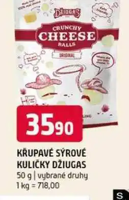 Terno Křupavé sýrové kuličky džiugas 50 g vybrané druhy nabídka