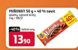 Terno Opavia Miňonky 50g+ 40% vybrané druhy nabídka