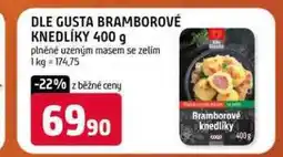 Terno Dle gusta bramborové knedlíky 400 g plněné uzeným masem se zelim nabídka