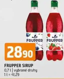 Terno Frupper sirup 0,7l vybrané druhy nabídka