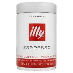 Ratio Zrnková/mletá káva Illy, vybrané druhy 250g nabídka