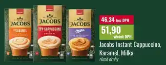 Ratio Jacobs Instant Cappuccino, Karamel, Milka nabídka