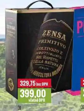 Ratio ZENSA PRIMITIVO 3l nabídka