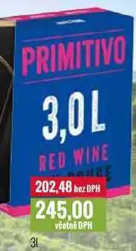 Ratio PRIMITIVO 3l nabídka