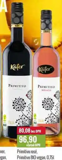 Ratio Käfer PRIMITIVO 0,75l nabídka