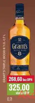 Ratio GRANTS TRIPLE WOOD 8 Y.O. 0,7l nabídka