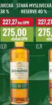 Ratio STARÁ MYSLIVECKÁ RESERVE 40% 0,7l nabídka