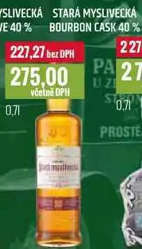 Ratio STARÁ MYSLIVECKÁ BOURBON CASK 40% 0,7l nabídka