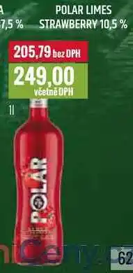 Ratio POLAR LIMES STRAWBERRY 10,5% 1l nabídka