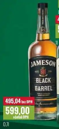 Ratio JAMESON BLACK BARREL 0,7l nabídka