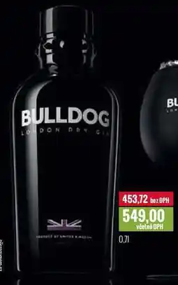 Ratio BULLDOG LONDON DRY GIN 0,7l nabídka