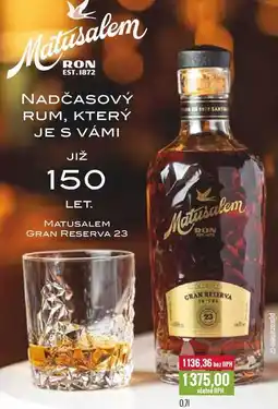 Ratio MATUSALEM GRAN RESERVA 23 0,7l nabídka