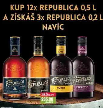 Ratio Božkov Republica Exclusive 0,5l 0.5l nabídka