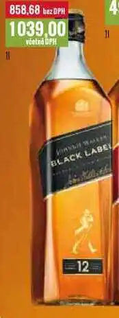 Ratio Johnnie Walker Black Label 1l nabídka