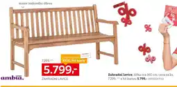 XXXLutz Zahradní lavice nabídka