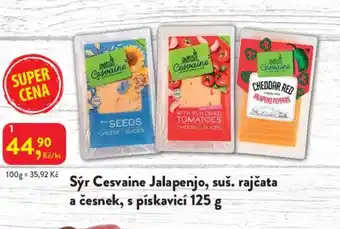 MP Krásno Sýr Cesvaine Jalapenjo, suš. rajčata a česnek, s pískavicí nabídka