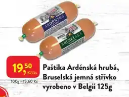 MP Krásno Paštika Ardénská hrubá, Bruselská jemná střívko vyrobeno v Belgii nabídka