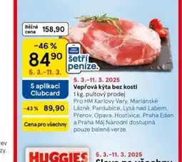 Tesco Vepřová kýta bez kosti nabídka