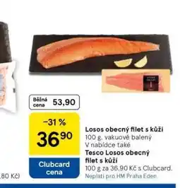 Tesco Losos obecný filet s kůží nabídka