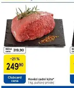 Tesco Hovězí zadní kýta nabídka