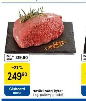 Tesco Hovězí zadní kýta nabídka