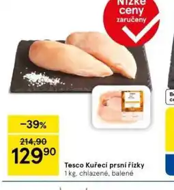 Tesco Kuřecí prsní řízky nabídka