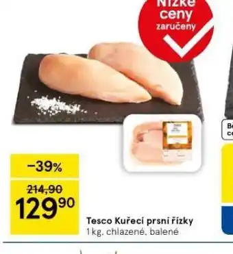 Tesco Kuřecí prsní řízky nabídka