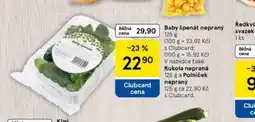 Tesco Baby špenát nepraný nabídka