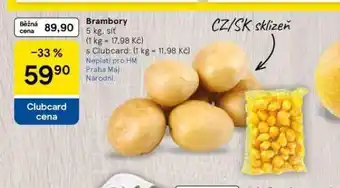 Tesco Brambory nabídka