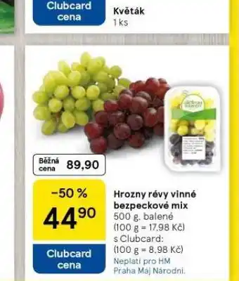 Tesco Hrozny révy vinné bezpeckové mix nabídka